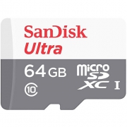 Карта памяти SanDisk Ultra microSDXC Class 10 UHS-I 80MB/s 64GB