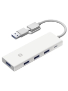 USB-хаб Xiaomi Type-C/USB Xiaomi Hub USB 4в1, silver, XMSTFXQ01YM