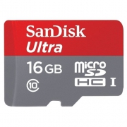 Карта памяти Sandisk Ultra microSDHC Class 10 UHS-I 80MB/s 16GB