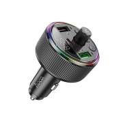 FM-трансмиттер HOCO E82 Guerrero PD30W+QC3.0 Car BT FM Transmitter