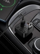 FM-трансмиттер Hoco E87 Delta автомобильный с Bluetooth и быстрой зарядкой 35 Вт