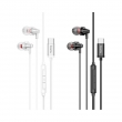 Наушники Hoco M90 Delight Type-C wired digital earphone with microphone silver
