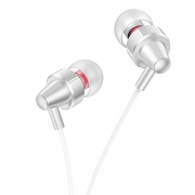 Hoco M90 Delight wire-controlled earphones with microphone white