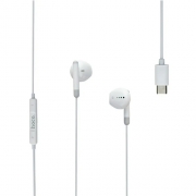 Hoco M93 Type-c joy wire-controlled digital earphones with microphone white