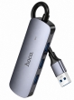 USB-концентратор Hoco HB57 на 4 порта USB 3.0, хаб для ноутбука и компьютера