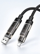 Кабель для зарядки 4 в 1 Hoco U151 Goldsmith USB-A/Type-C - Lightning/Type-C серый