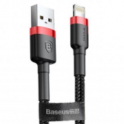Кабель Baseus Cafule Cable USB - Lightning red+black 1m